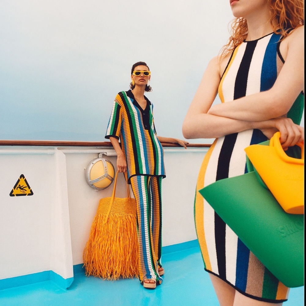Striped Knit Dress - Simon Miller x Mango